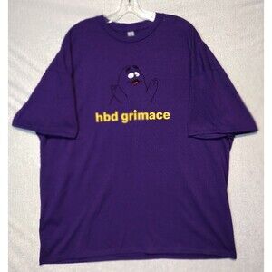 McDonald's 2023 Happy Birthday Grimace T-shirts Size XL Purple New Without Tags
